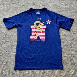 Navy "Don't Tread on Me" Tech Tee shirt